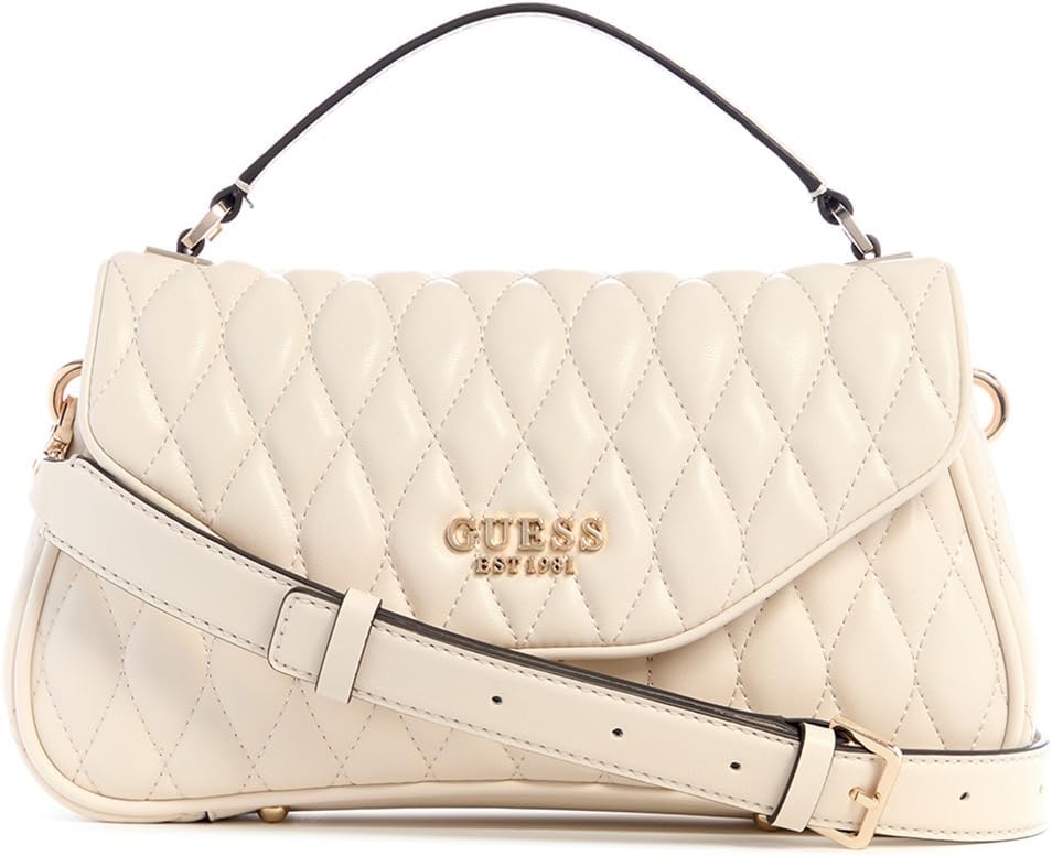 

Сумка через плечо GUESS Valla из искусственной кожи, стеганая, Bone