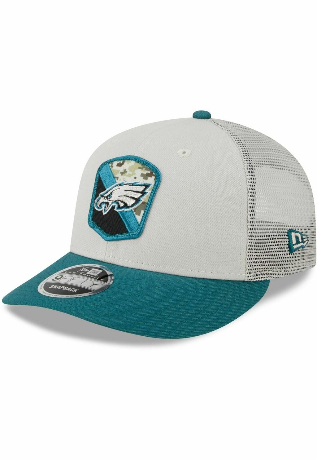 

Бейсболка 9FIFTY LOW PROFILE SNAP NFL SALUTE TO SERVICE New Era, цвет philadelphia eagles