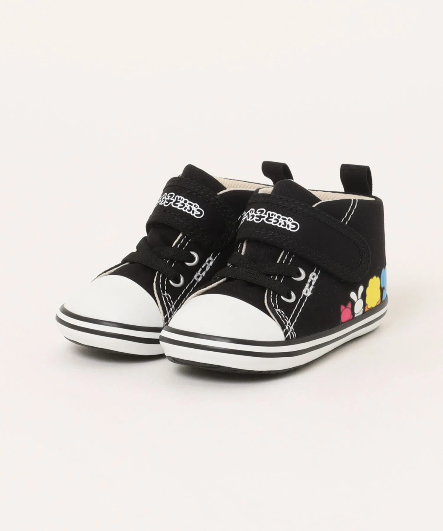 Детские кроссовки Converse BB AS V1/TAB B из канваса с принтом животных чёрные