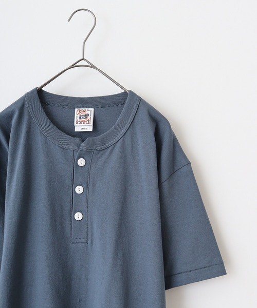 

Футболка с коротким рукавом, с вышивкой крестиком, плотность 175 г/м², бренд CROSS & STITCH, синий