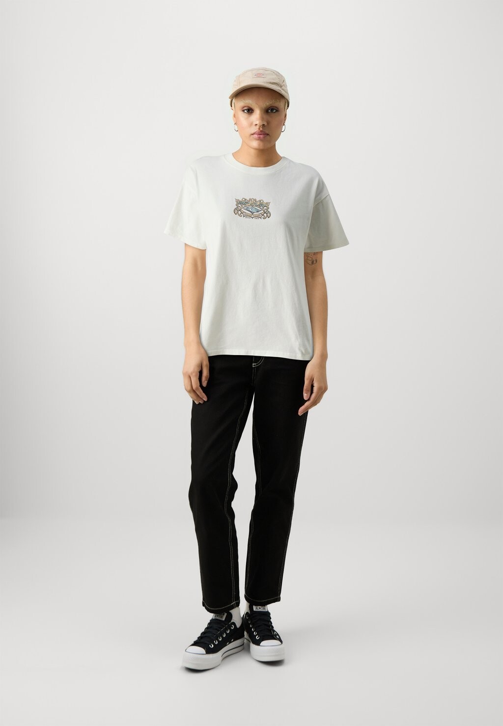 

Футболка с принтом Vacation Relaxed Tee Rip Curl, кремовый