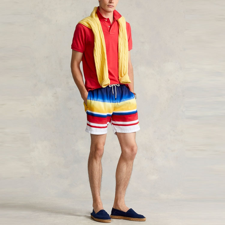 SS22 Повседневные шорты мужские разноцветные Polo Ralph Lauren — фото 3