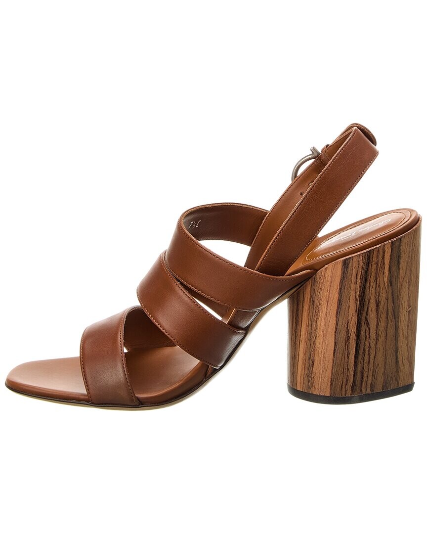 Кожаные сандалии Ferragamo Trezze Salvatore Ferragamo, коричневый