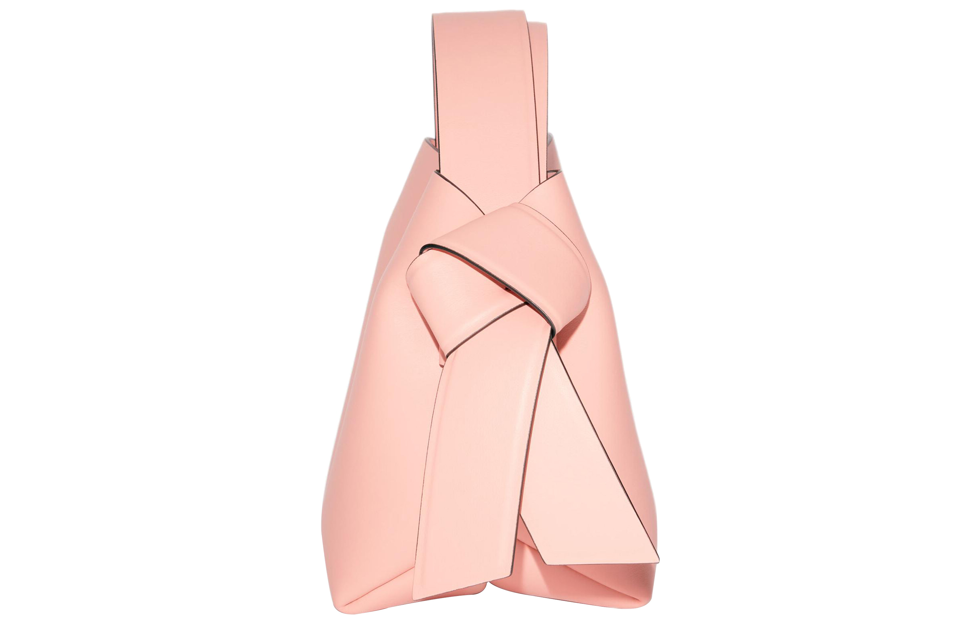 Сумка через плечо из телячьей кожи Acne Studios розовая — фото 2