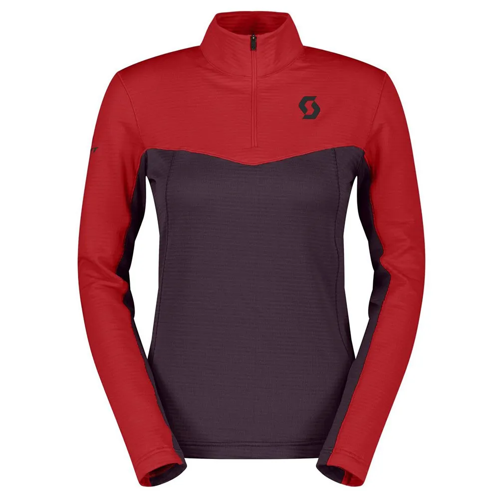 

Флис Scott Defined Light half zip, красный