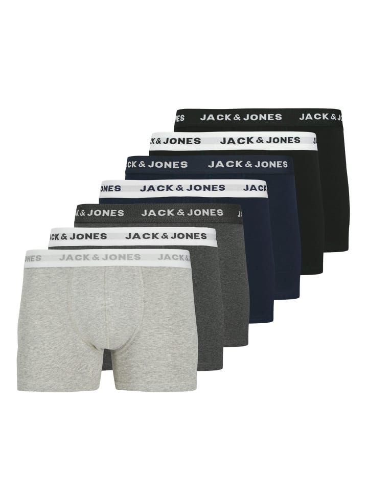 

Боксерские трусы Jack & Jones, цвет schwarz/dunkelblau/grau