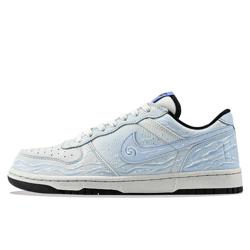 Кроссовки кеды Nike Big White Blue — фото 3