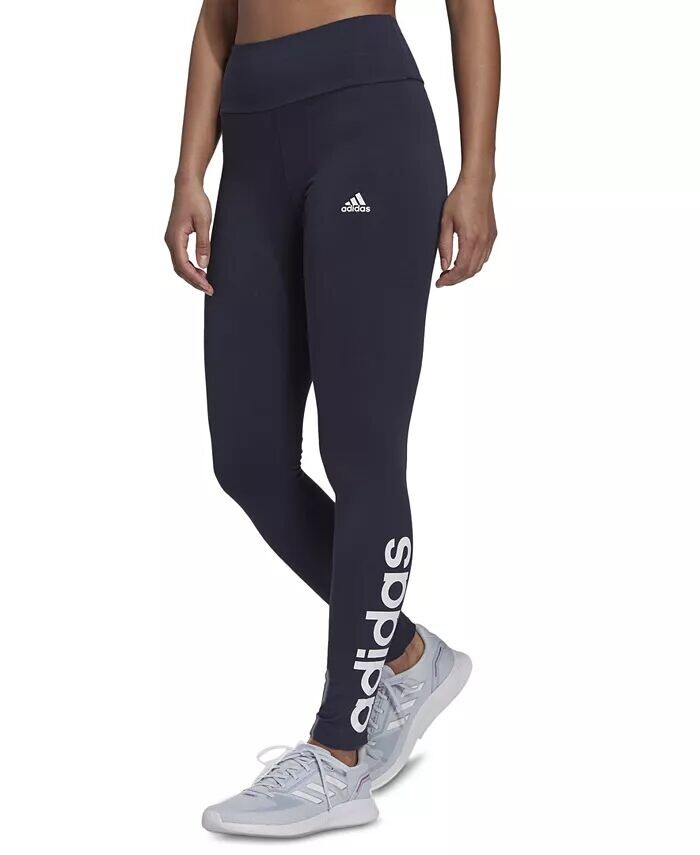

Женские леггинсы полной длины с линейным логотипом, XS-4X adidas, синий