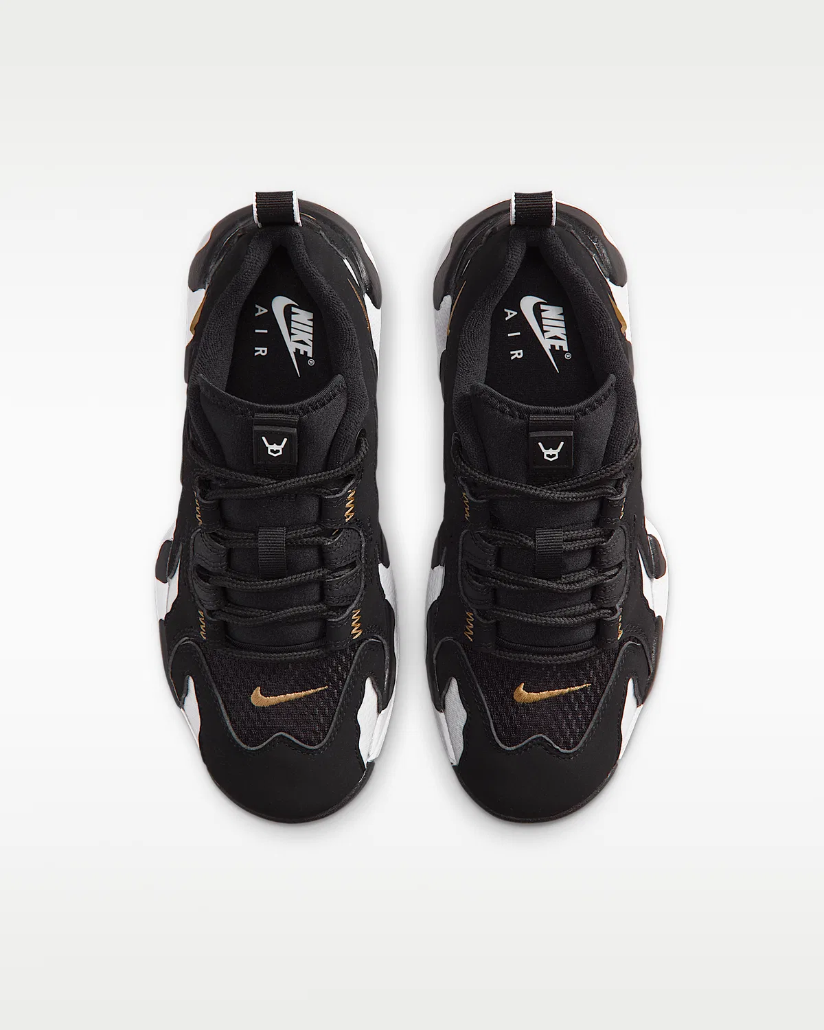 Детские кроссовки Nike Air DT Max '96 Low, Black/White/Metallic Gold — фото 4