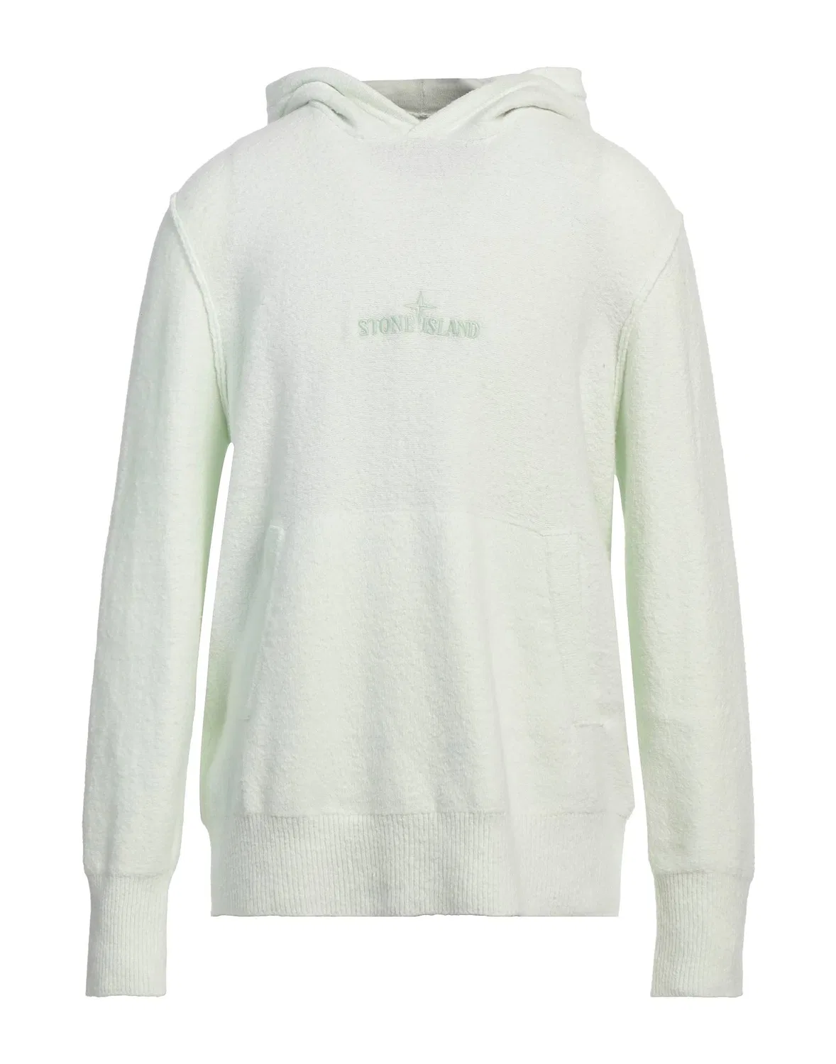 Свитер с капюшоном STONE ISLAND светло-зеленый