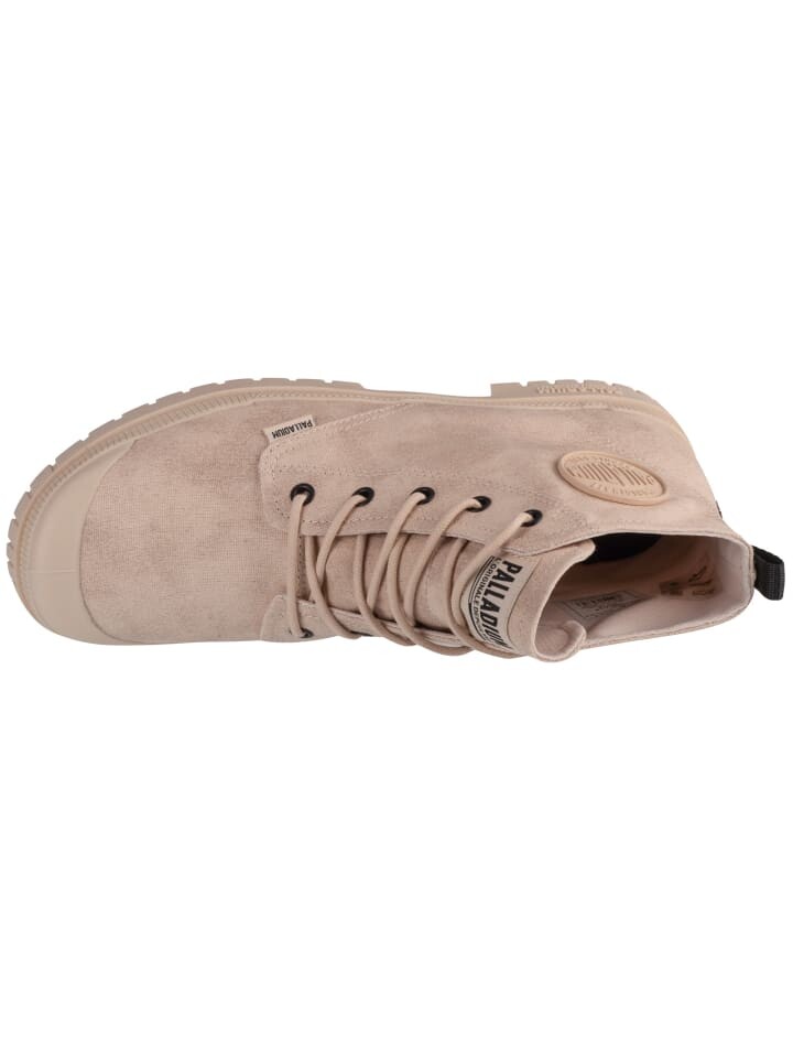 Кроссовки на шнуровке Palladium Pampa SP20 Hi Wax, бежевый — фото 3