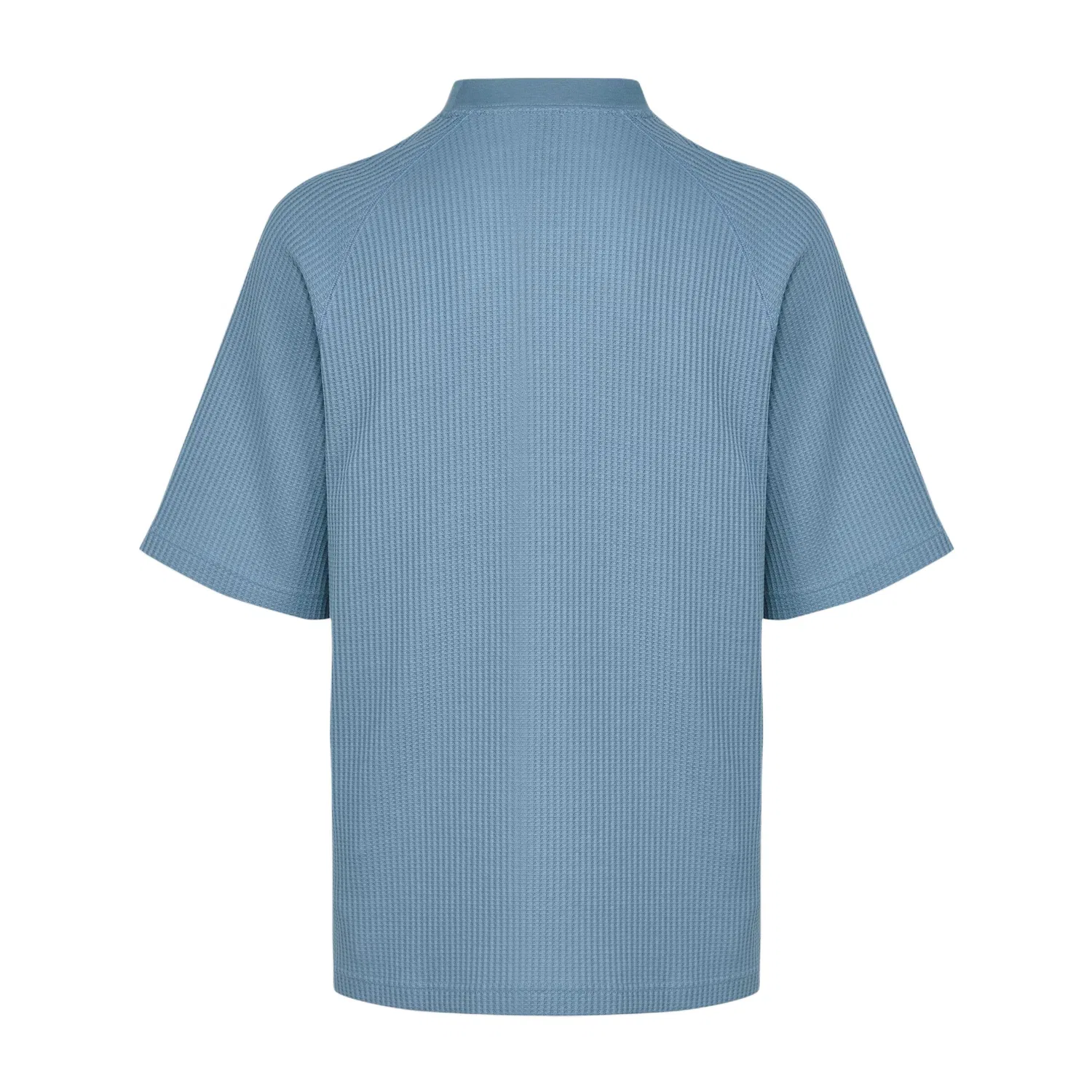 Футболка FOS T Shirts Men's Texture Blue с круглым вырезом Adidas — фото 3