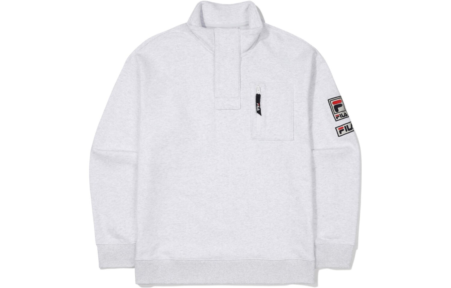 

Толстовка унисекс светло-серая Fila, серый