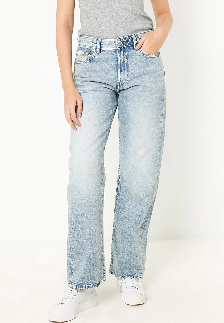 Джинсы прямые, Calvin Klein Jeans, модель Signature 90S Straight