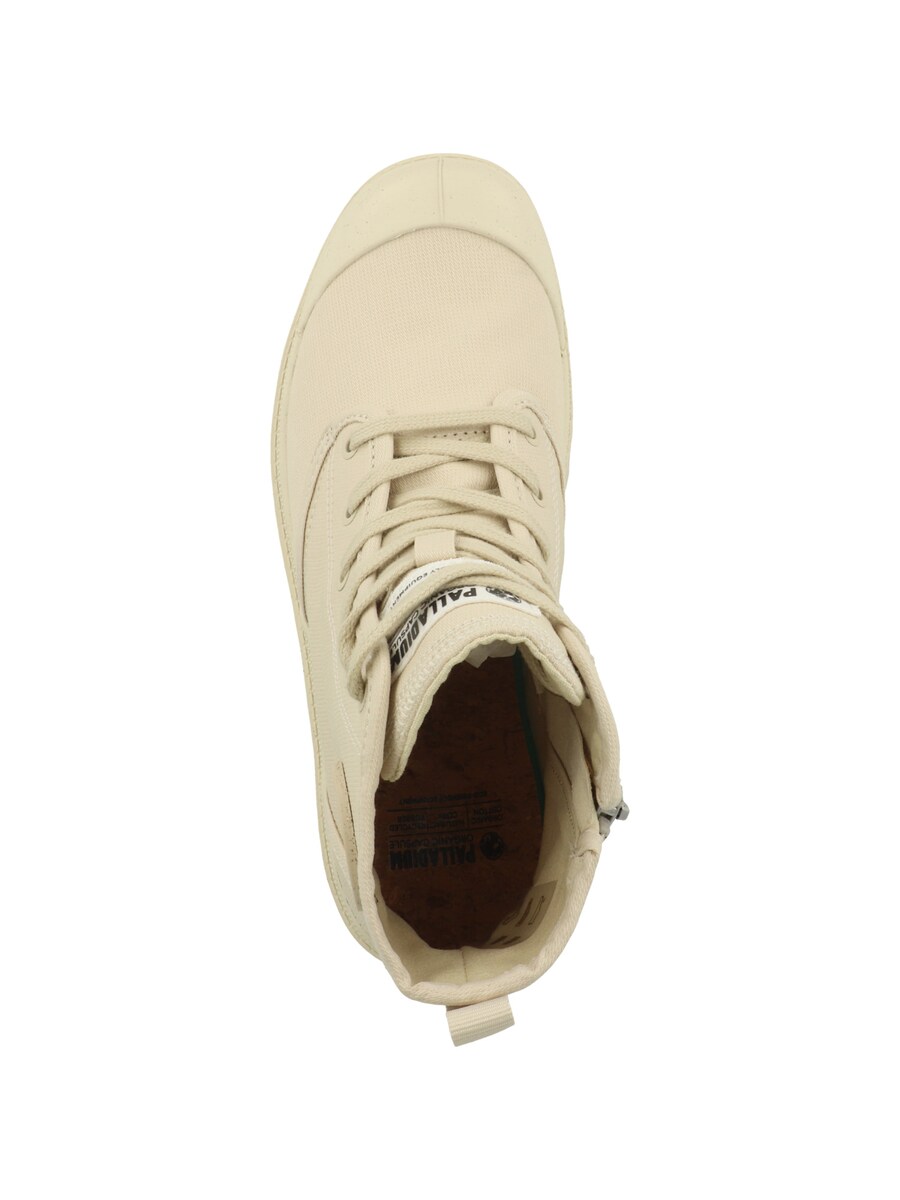 Ботильоны на шнуровке Palladium Pampa Hi, светло-бежевый — фото 3