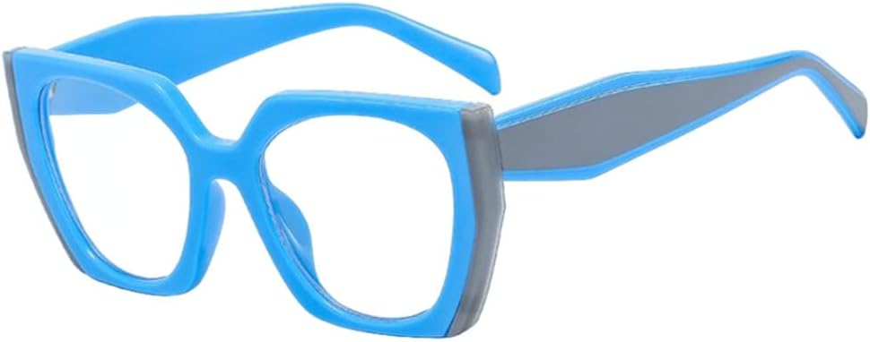 

Модные женские солнцезащитные очки в крупной оправе, стильные белые и черные, большие солнцезащитные очки для женщин, очки с защитой от УФ-излучения UV400 generic, C13 Blue Clear