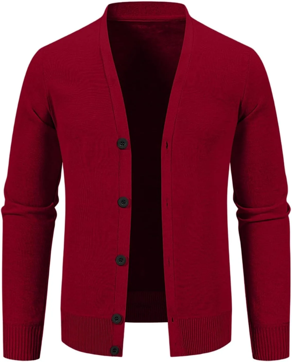 

Мужской кардиган с длинным рукавом и V-образным вырезом HYYGOCCTV