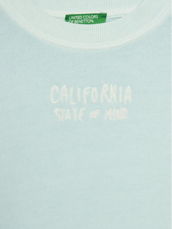 Свободный крой толстовки 3WITG10J4 United Colors Of Benetton, синий — фото 3