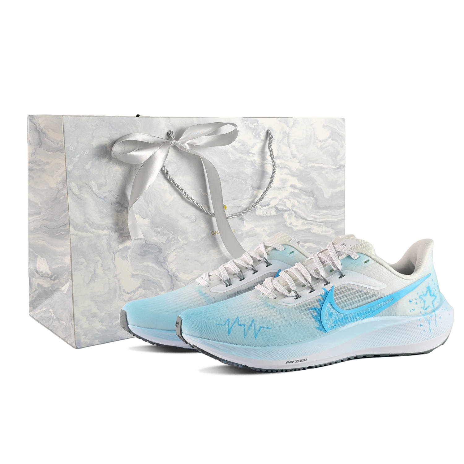 

Nike Кроссовки для бега Air Zoom Pegasus 39 Low top мужские Blue White