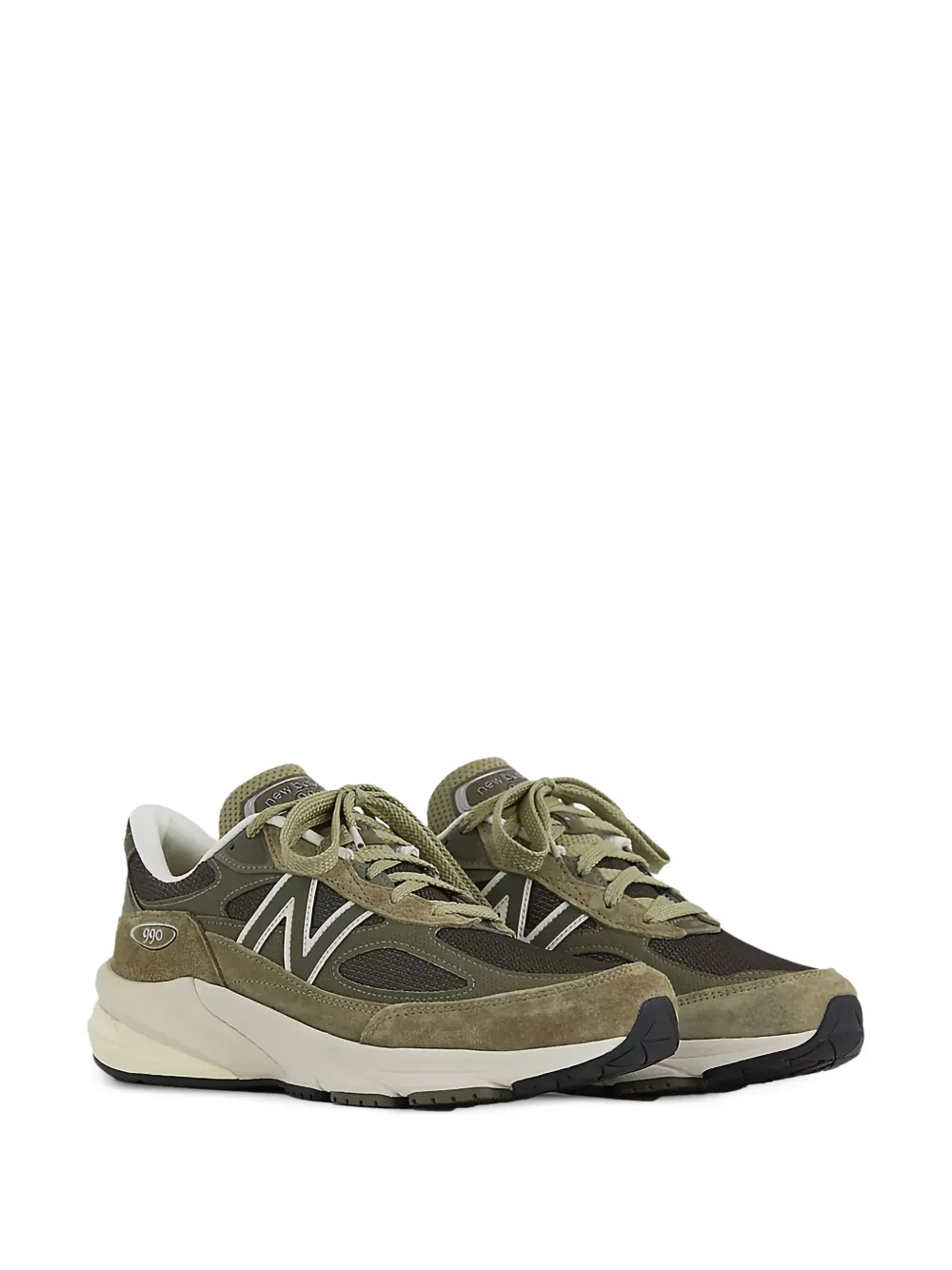Кроссовки 990v6 True Camo NEW BALANCE, зеленый — фото 2