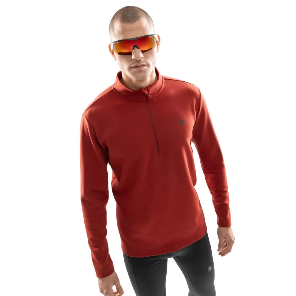 

Толстовка Siroko Torch half zip, красный