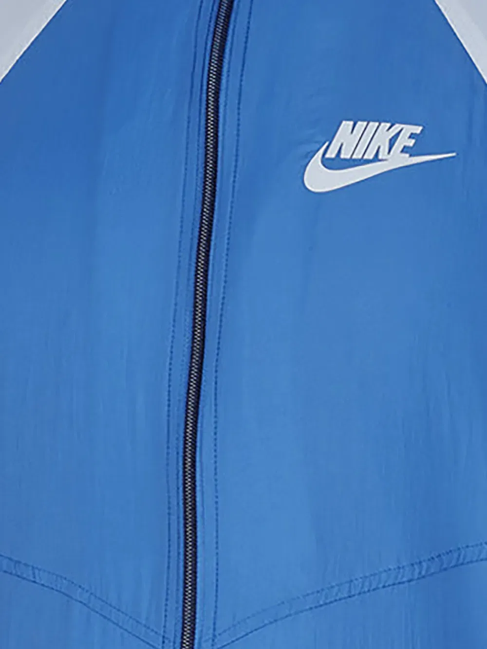 Тканая куртка с капюшоном на молнии Nike, синий — фото 2