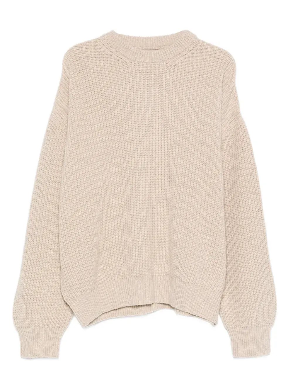 

Свитер с ребристым воротником-«лодочка» Lc23, бежевый