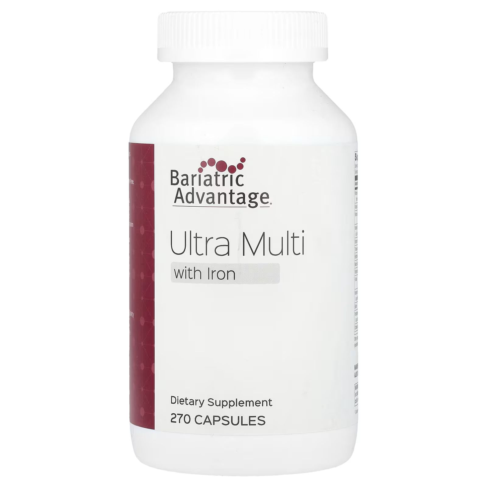 

Ultra Multi с железом, 270 капсул Bariatric Advantage