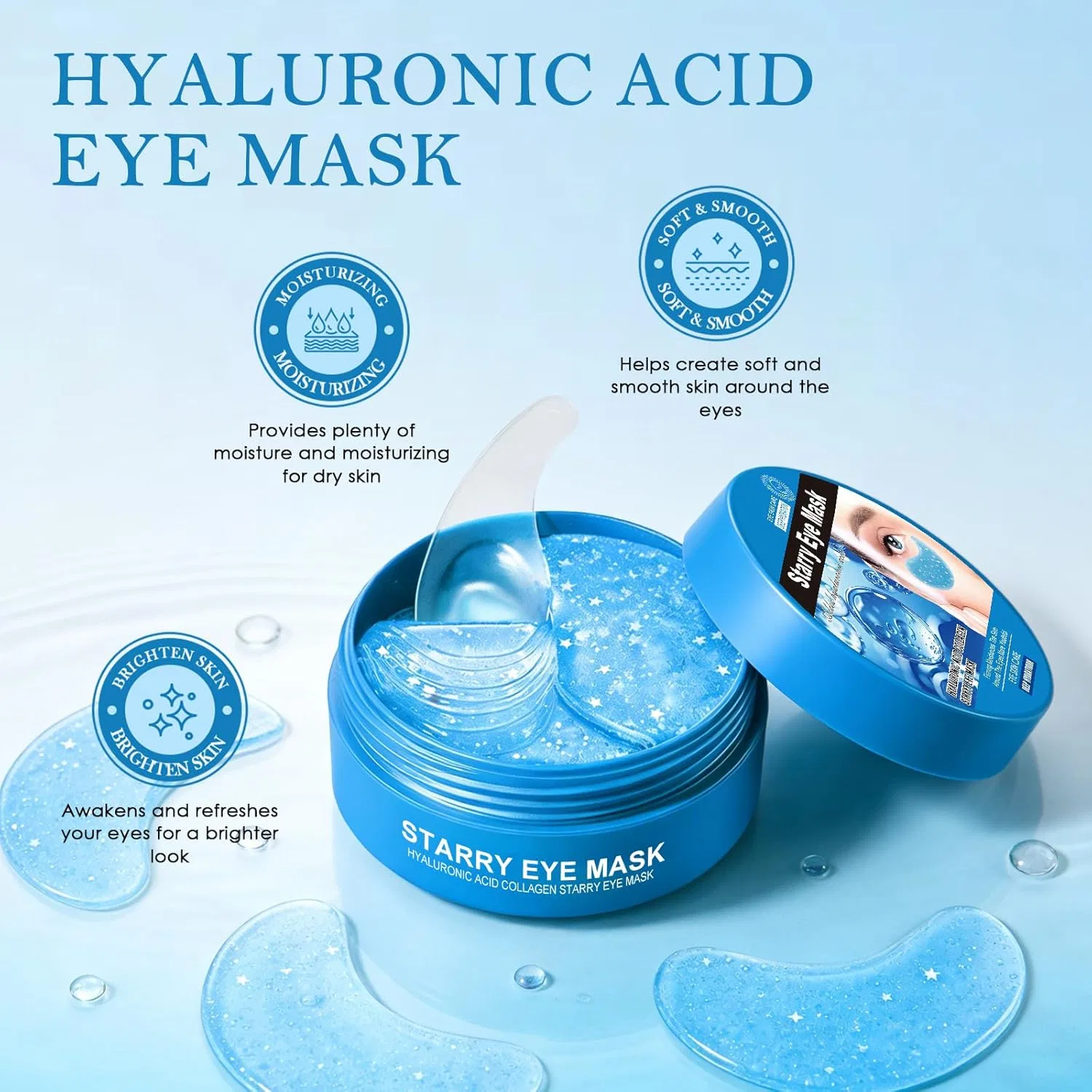 Гиалуроновые патчи для глаз, 60 штук Zevuniq, C-Hyaluronic — фото 4