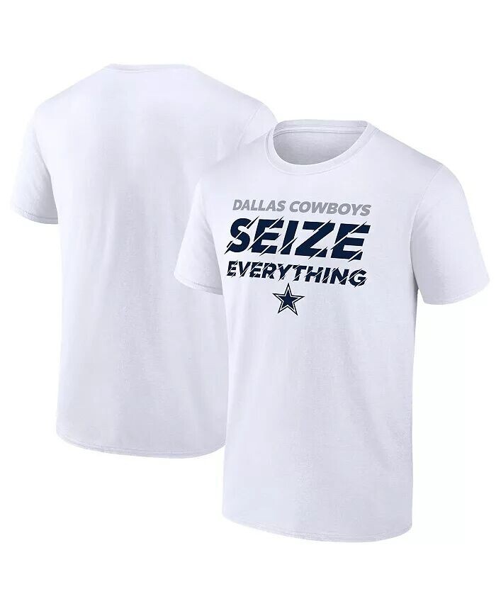 

Мужская белая футболка Dallas Cowboys Seize Everything Fanatics