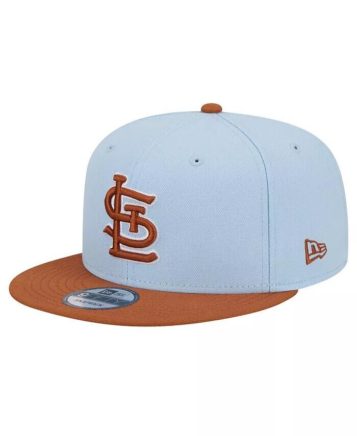 

Мужская голубая двухцветная кепка St. Louis Cardinals Spring Color 9FIFTY Snapback New Era, синий