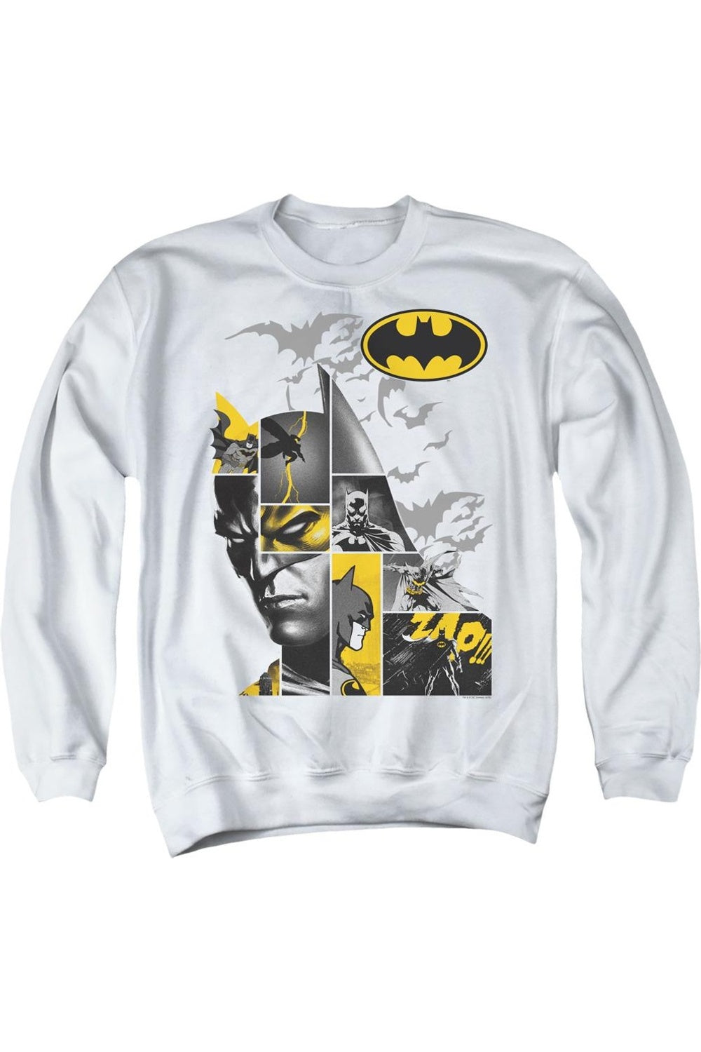 

Толстовка Batman Long Live для взрослых с круглым вырезом Gildan, белый