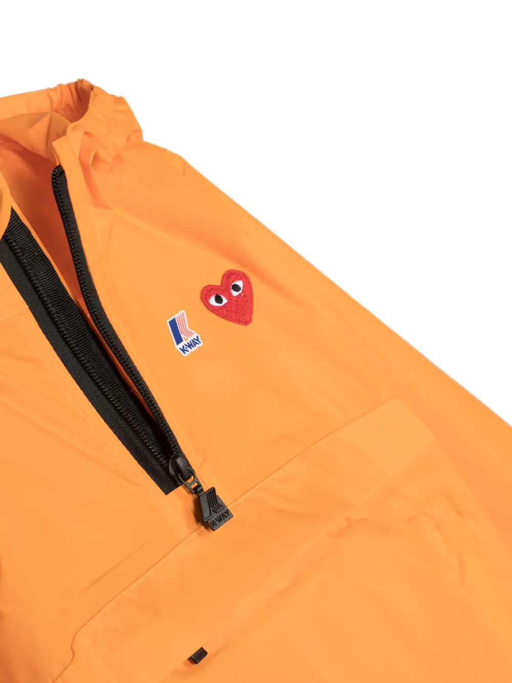 Куртка с капюшоном и нашивкой-логотипом Comme Des Garçons Play Kids, оранжевый — фото 3