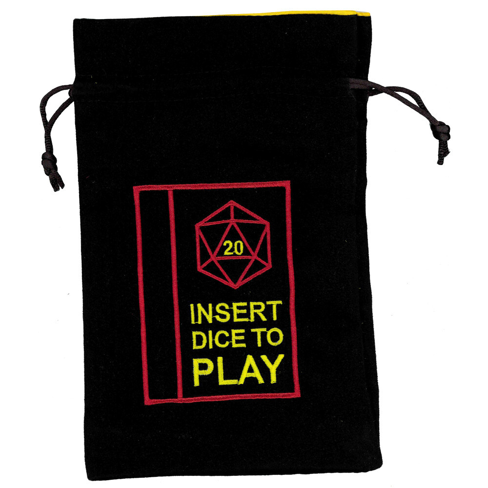 

Аксессуары Black Oak Workshop Dice Bag: Insert Dice to Play