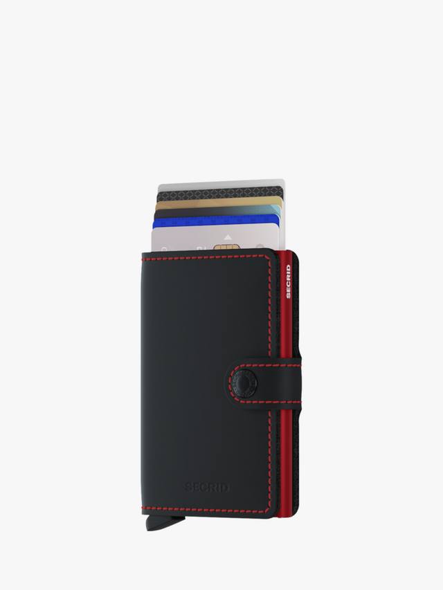 

Кожаный мини-кошелёк Secrid, Black & Red