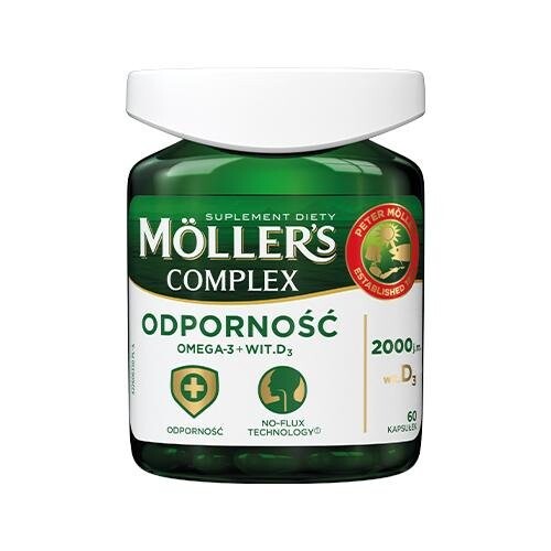 

БАД Mollers Complex Immunity Omega-3+D3, 60 капсул Inna Marka