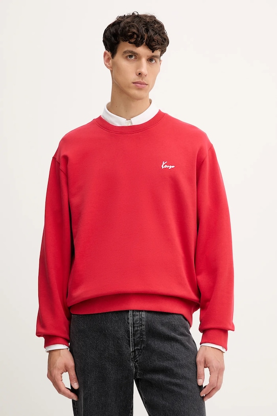 

Хлопковая рубашка Kenzo, красный