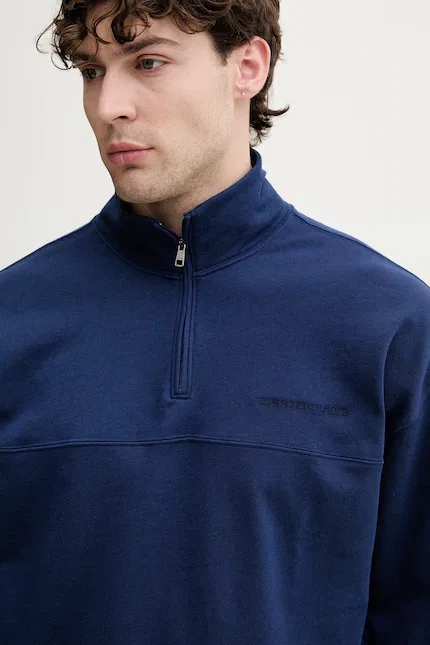 Худи свободный крой Tommy Hilfiger, синий — фото 4