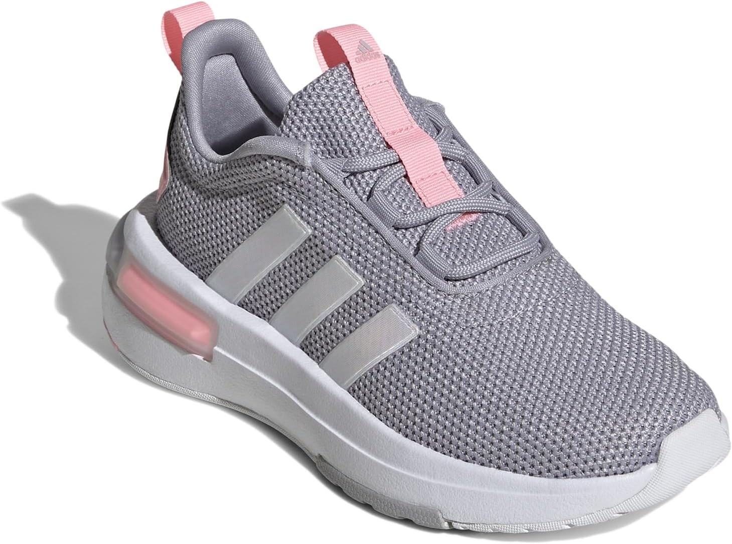 

Кроссовки adidas Kids Racer TR 23 Shoes, цвет Glory Grey/Iridescent/Pink Spark