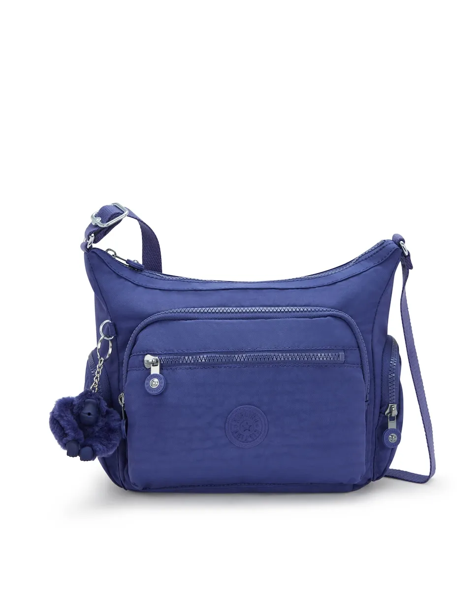 

Gabbie S Маленькая женская сумка через плечо с регулируемым ремешком в темно-синем цвете Kipling, тёмно-синий