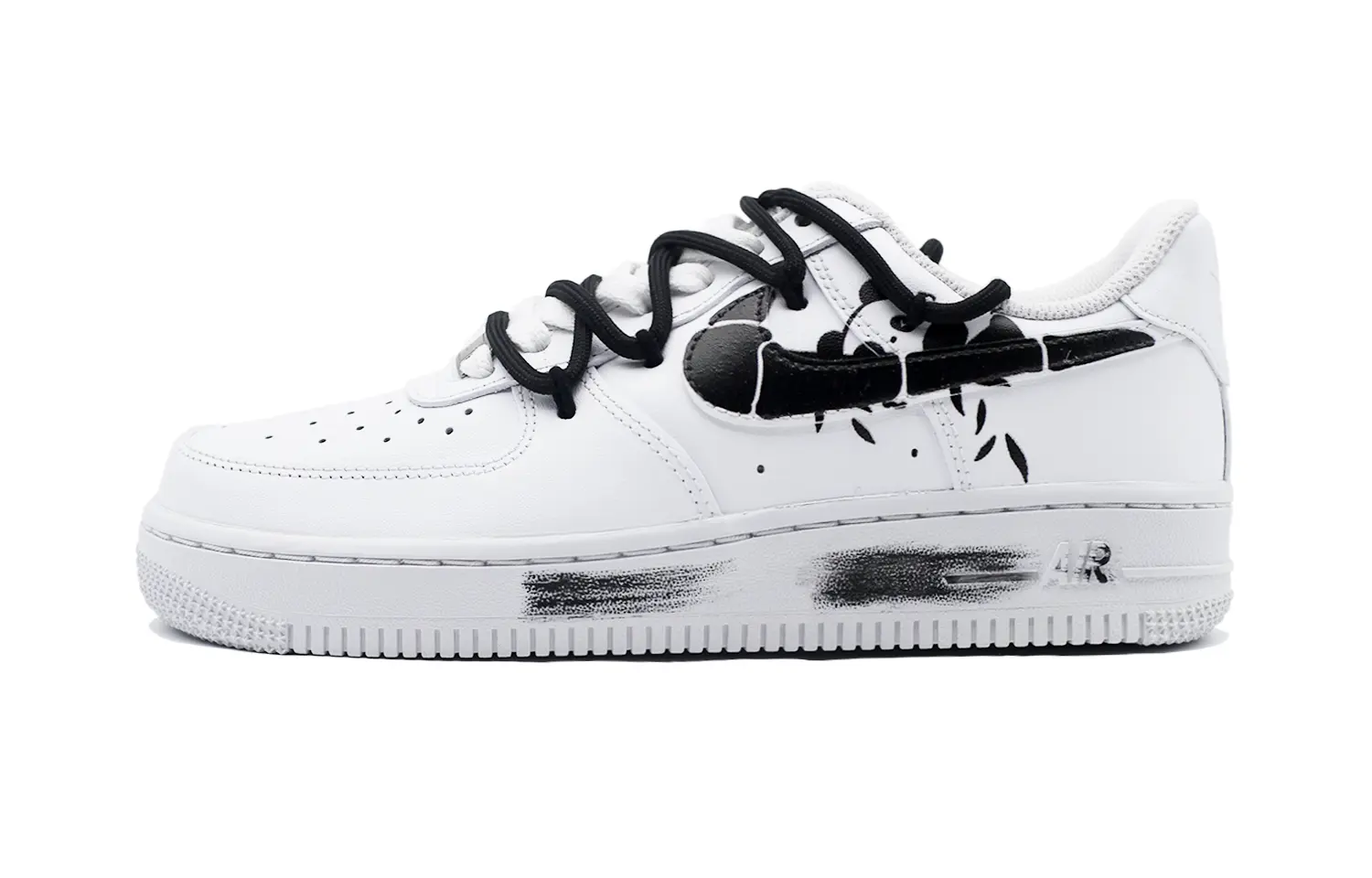 

Nike Кроссовки Air Force 1 Panda Classic Vintage Abrasion Resistant Low Top Skateboard Shoes мужские черно-белые