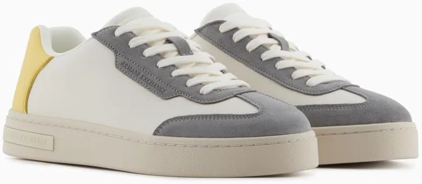 Кроссовки Armani Exchange Herren London, Off White Pale Hay — фото 2