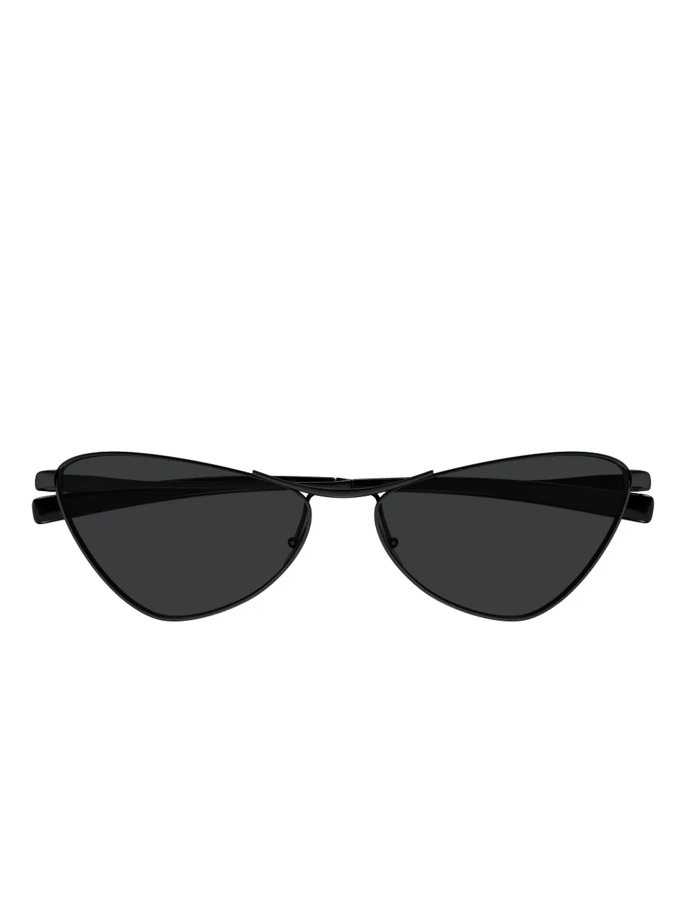 

Геометрические солнцезащитные очки Saint Laurent, черный