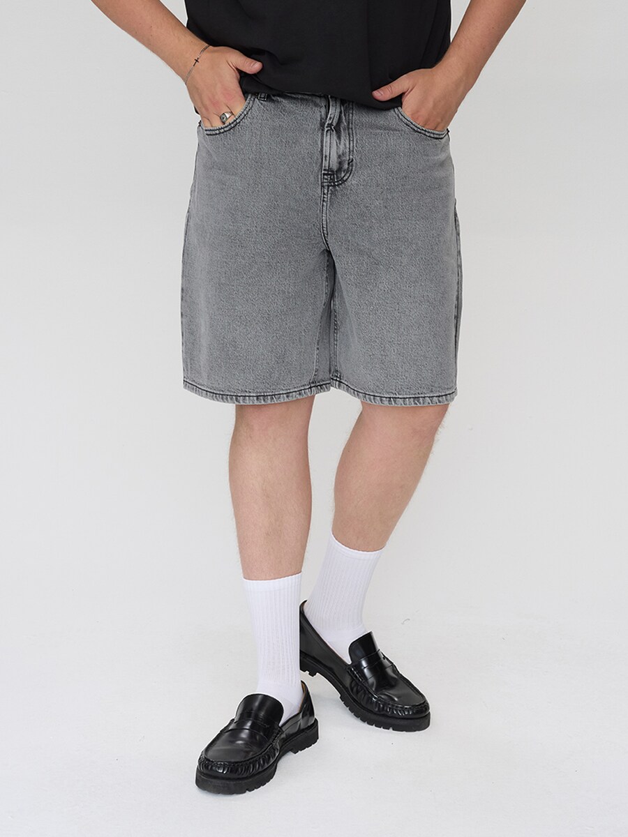 

Джинсы с широкими штанинами Dxnmxrk DXGeran, Grey Denim