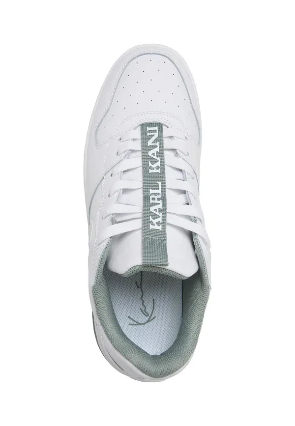Кроссовки Karl Kani 89 2k Tongue Tape Trainers, белый оливковый — фото 3