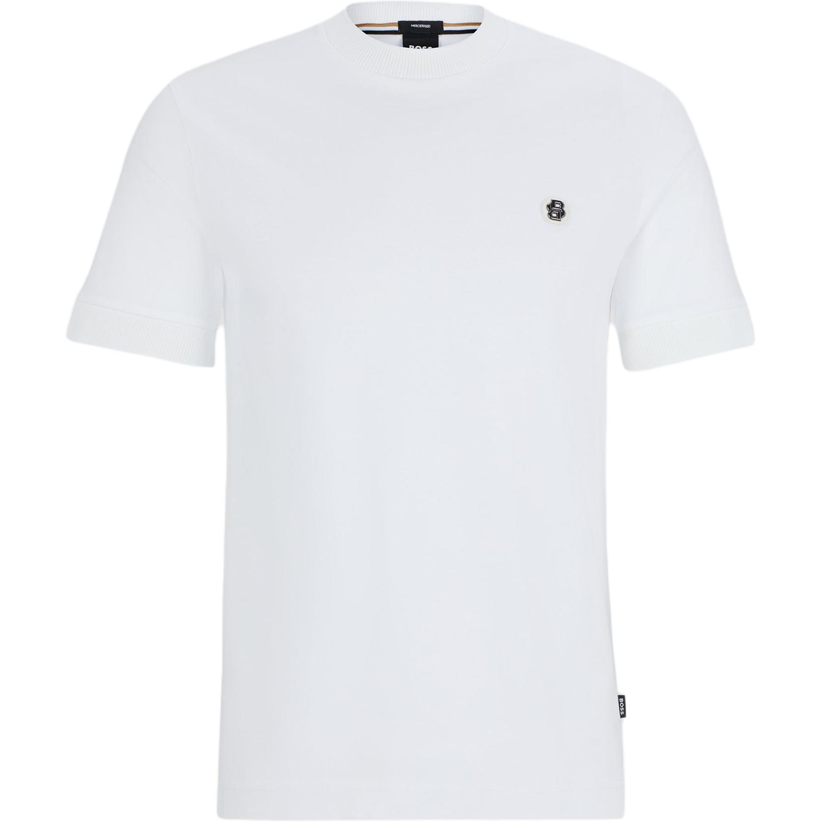 

Футболка с логотипом Boss Double B HUGO BOSS, белая
