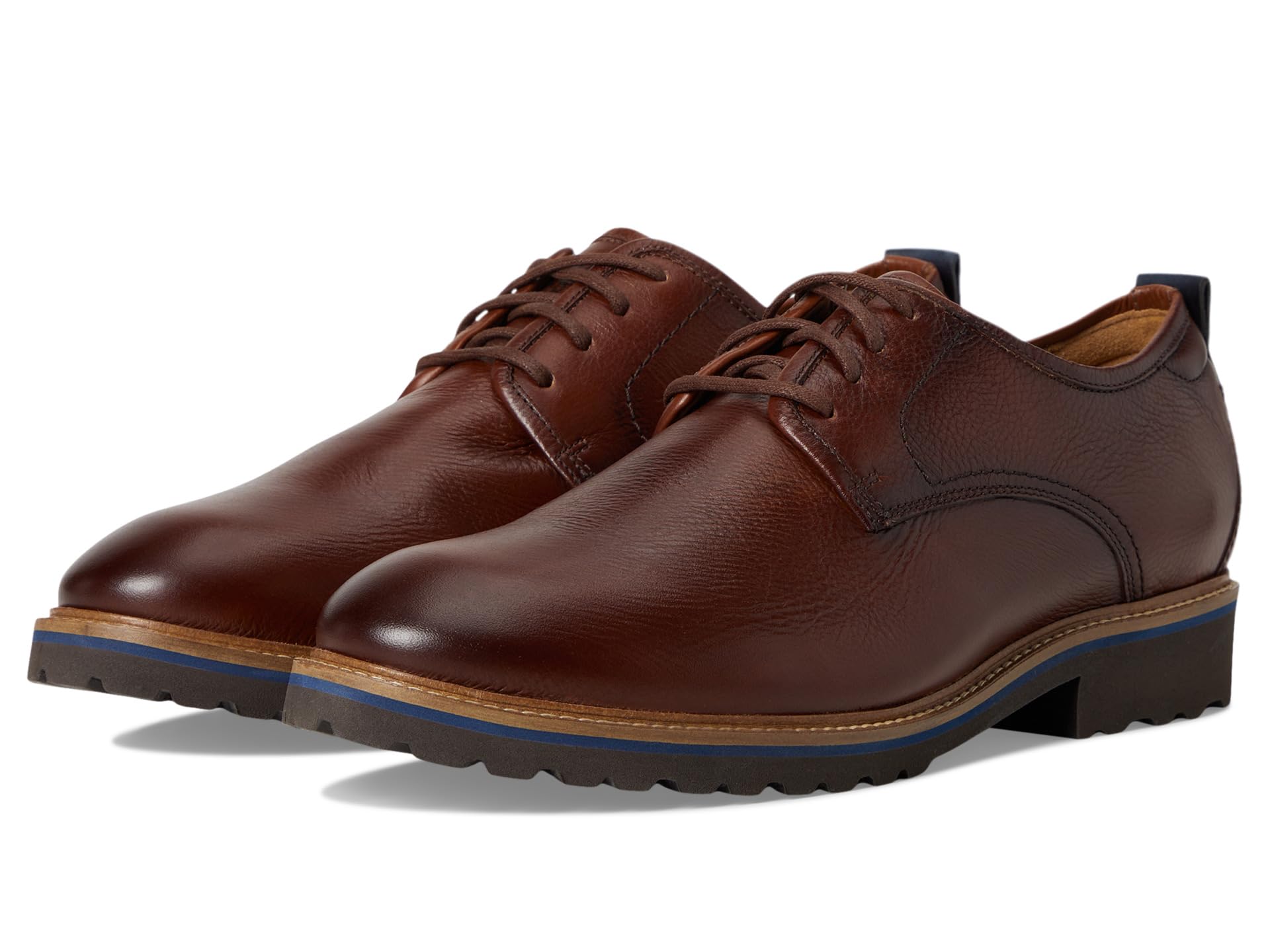 

Оксфорды Samuel Hubbard Featherlight Founder Oxford, цвет Brown Tumbled Leather