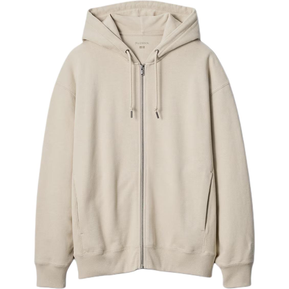 

X JW Anderson Sweatshirt Unisex Beige UNIQLO, бежевый