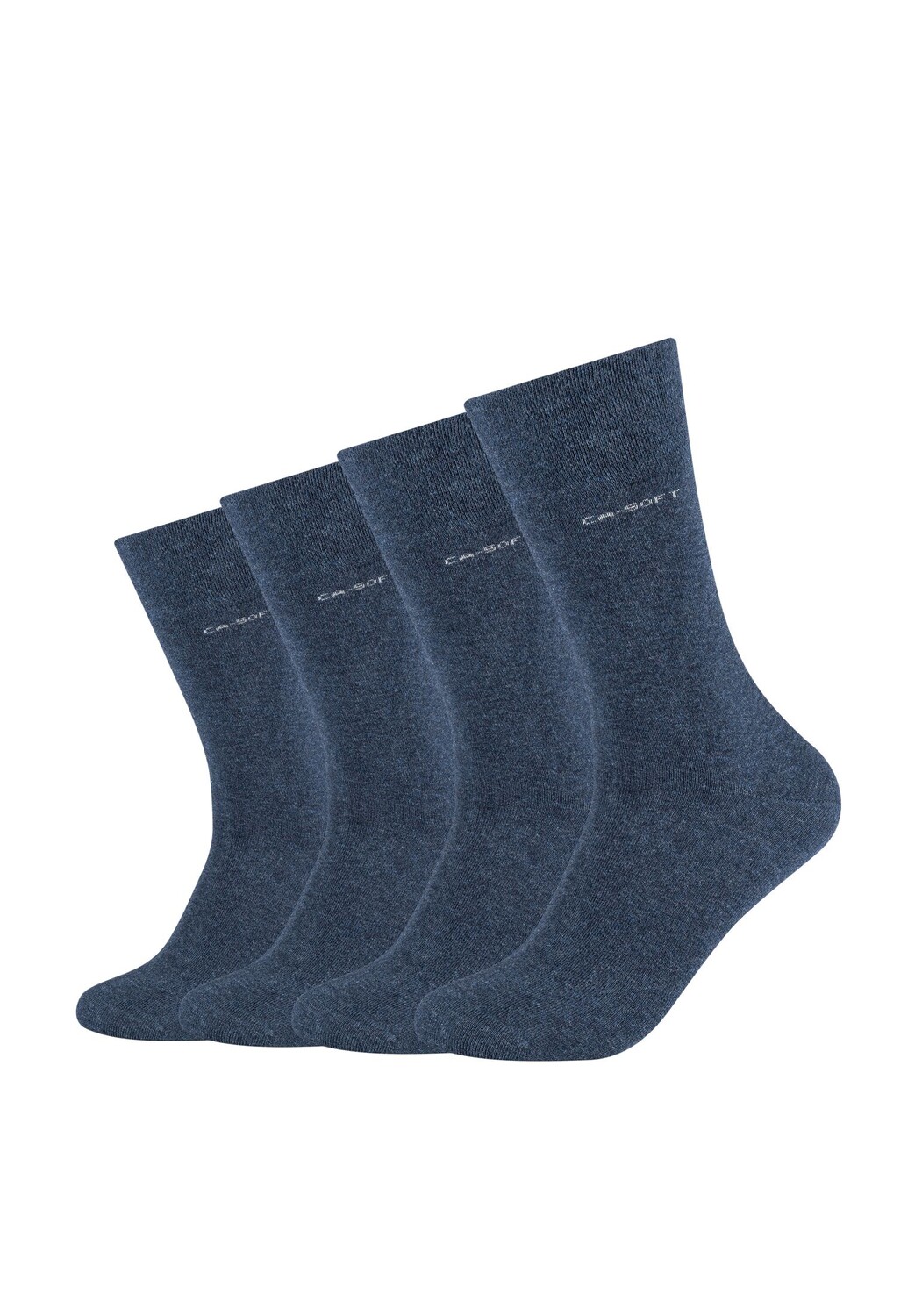 

Носки camano verstärktem Fersen und Zehenbereich 4 шт ca soft, цвет jeans