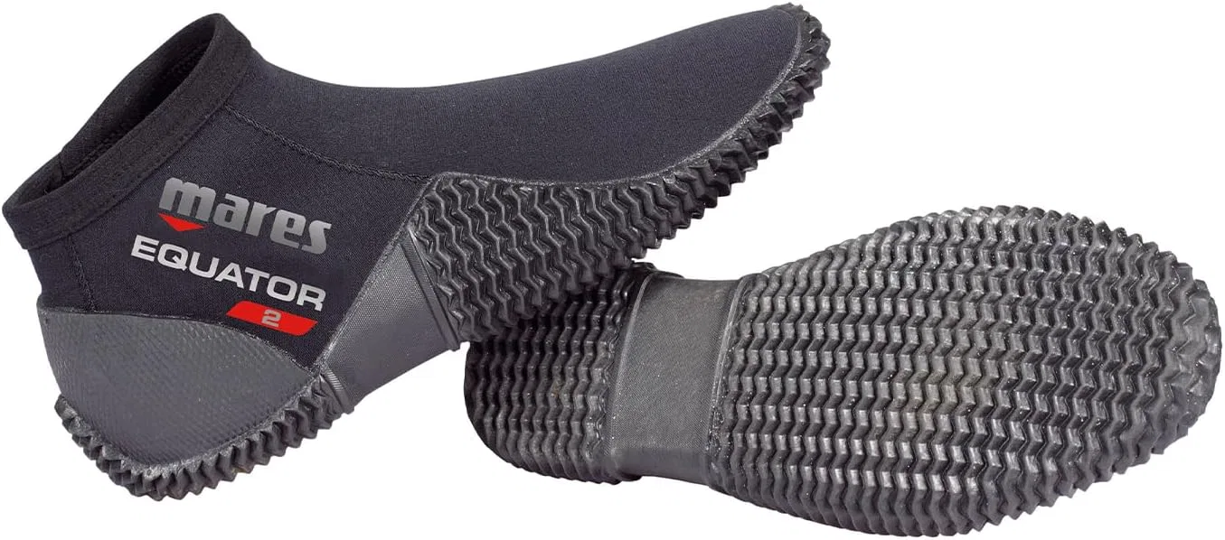 Водолазные ботинки Mares Unisex, модель Equator, Black